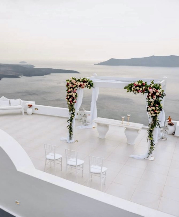 Best Santorini Wedding Package and Venue