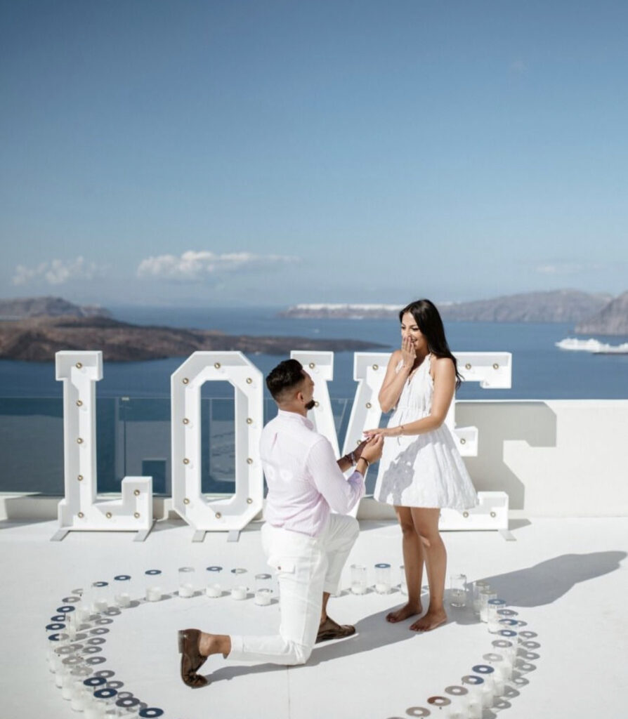 Santorini Weddings Engagement Package